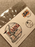 Carte philatélique Rome 1960 gymnastique timbre JO XVIIIe Olympiade Terme di Car