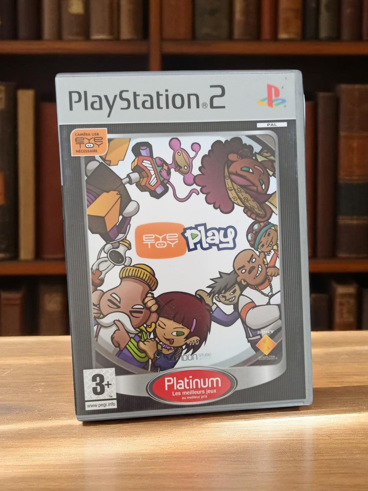 Jeu PS2 EyeToy Play Platinum complet Sony PlayStation 2 vintage PAL