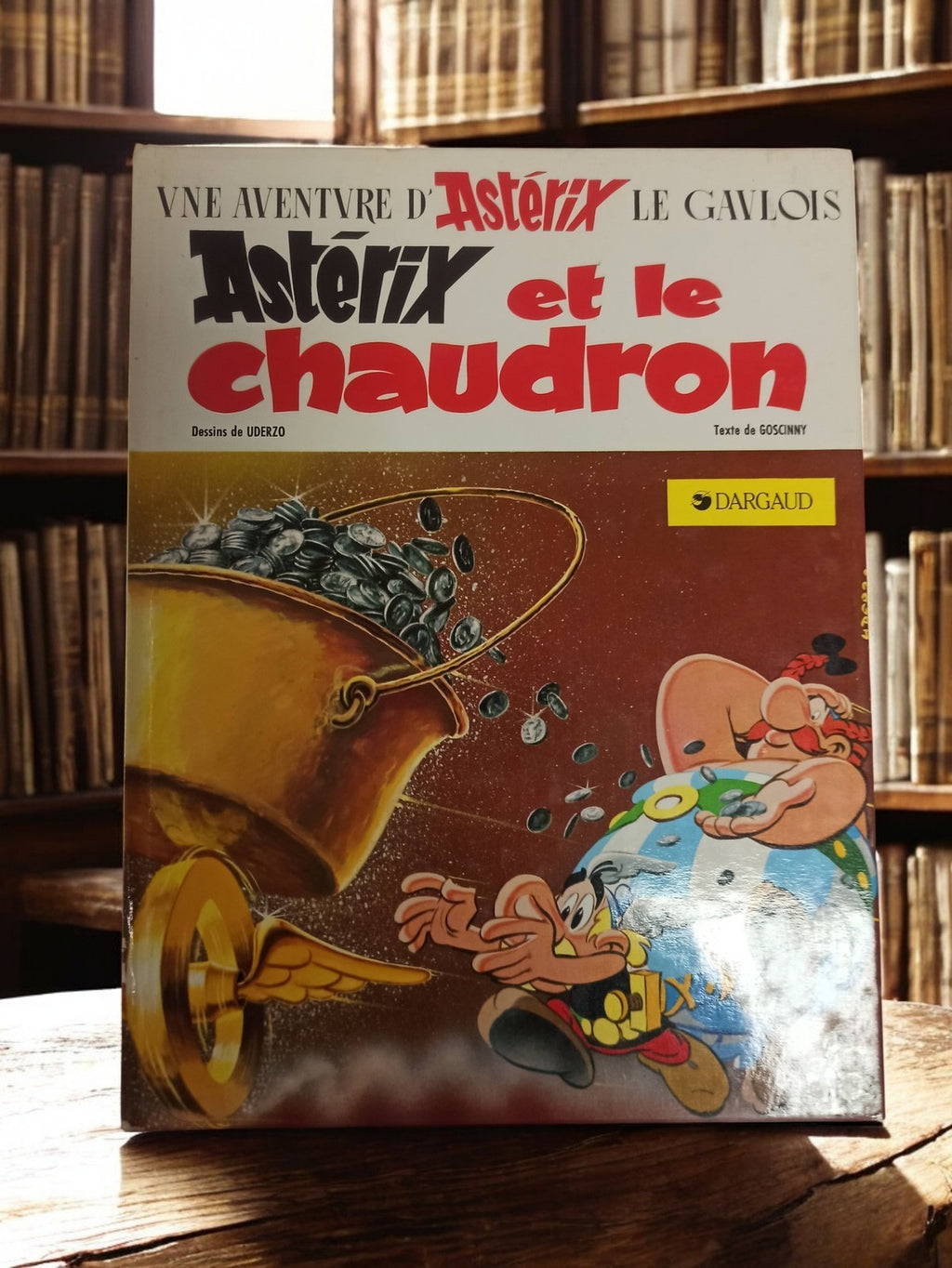Bande dessinée Astérix et le Chaudron Dargaud 1969 vintage ancien BD