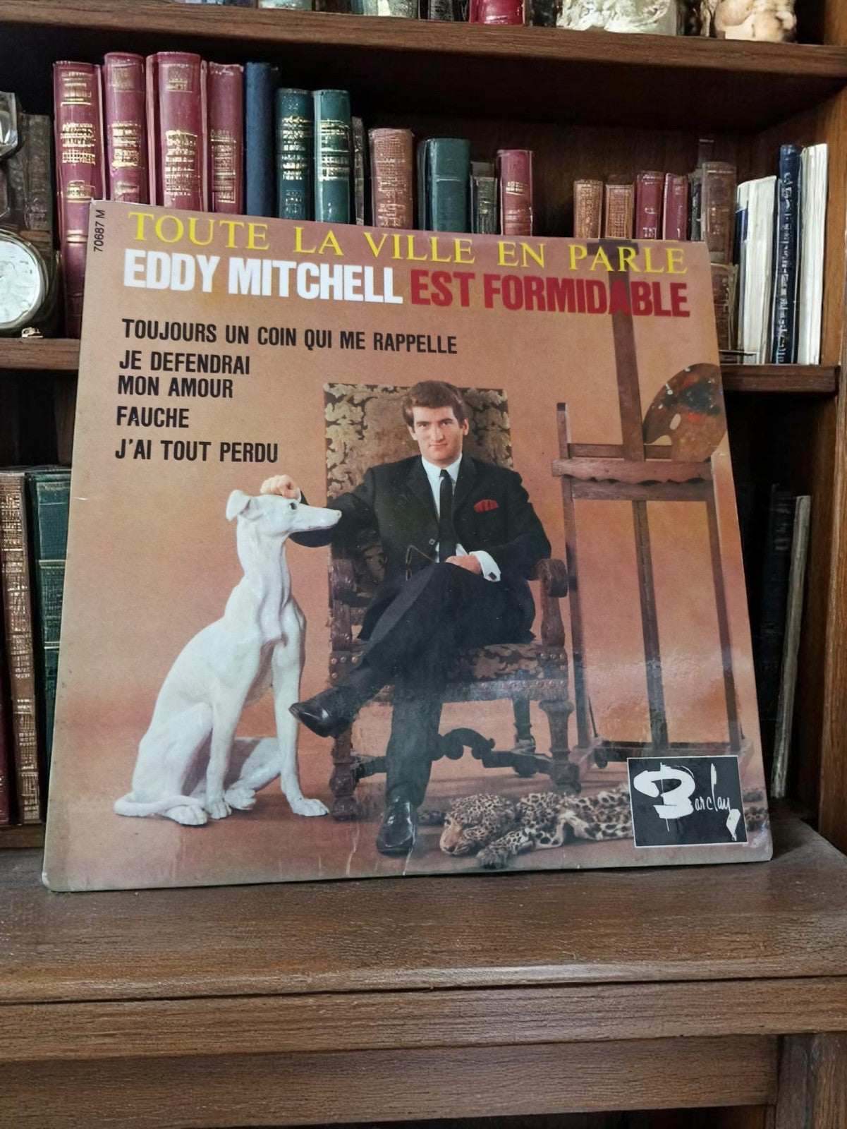 Vinyle Eddy Mitchell Est Formidable Barclay Vintage Années 60 Pochette Photo