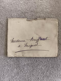 Lettre ancienne manuscrite enveloppe Madame Briffaut philatélie écriture