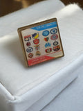 Pin's vintage Olympique de Marseille OM rétro football ancien rare collectionneu