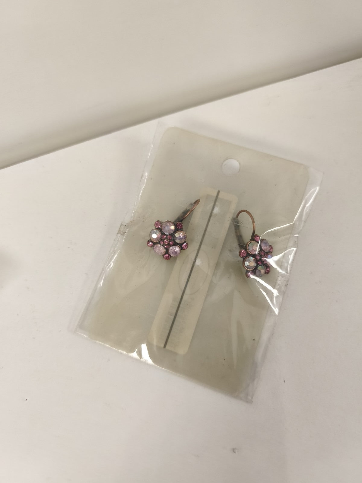 Paire de boucles d?oreilles vintage française, ancienne, deadstock, rétro origin