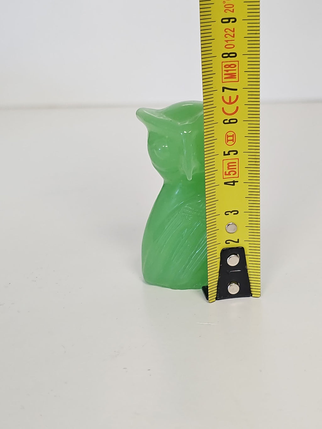 Vintage petite sculpture hibou ancien en pierre naturelle déco collection rétro