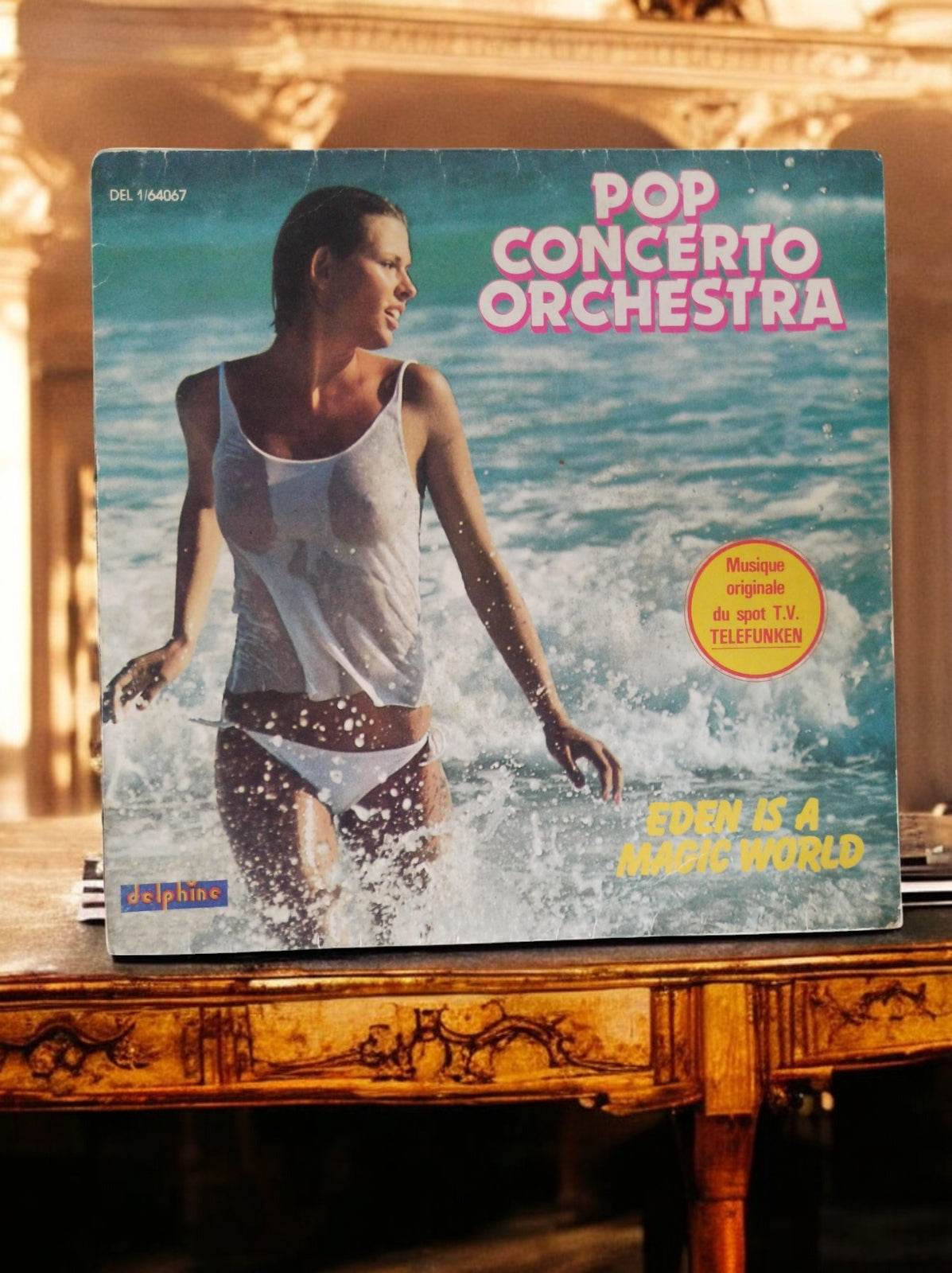 Vinyl Pop Concerto Orchestra Telefunken Delphine LP 45' Original Music