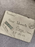 Lettre ancienne PAR AVION France enveloppe manuscrite Paris philatélie