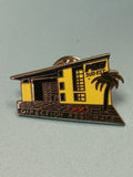 Pin's vintage PMU Sud Est 1993 direction régionale, émaillé, palmier