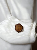 Montre homme vintage ancienne cadran marron rétro à réviser occasion