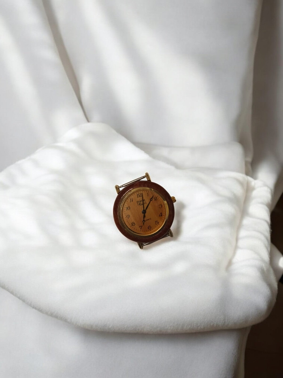 Montre homme vintage ancienne cadran marron rétro à réviser occasion