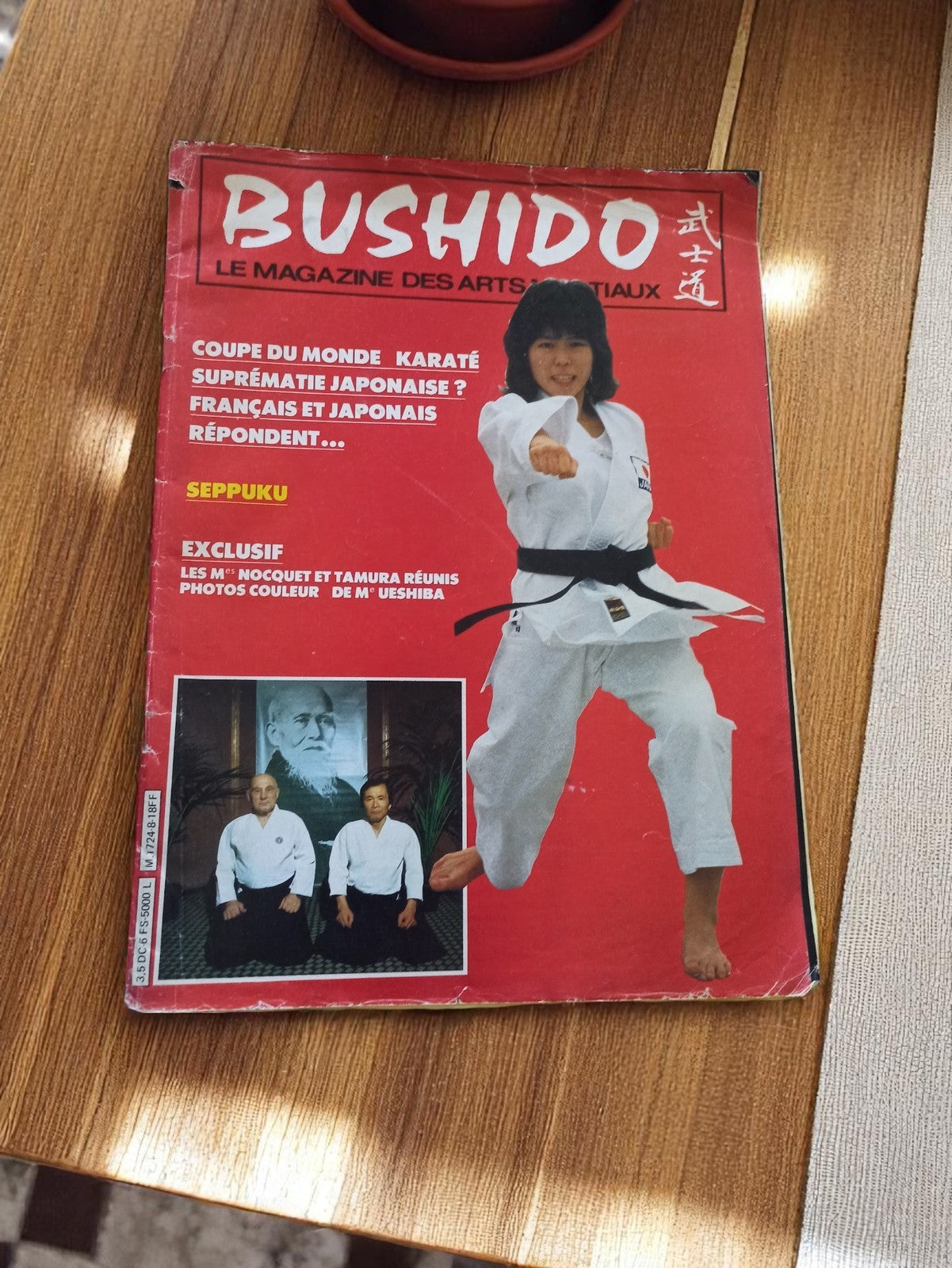 Magazine arts martiaux Bushido vintage ancien karaté Japon samouraï