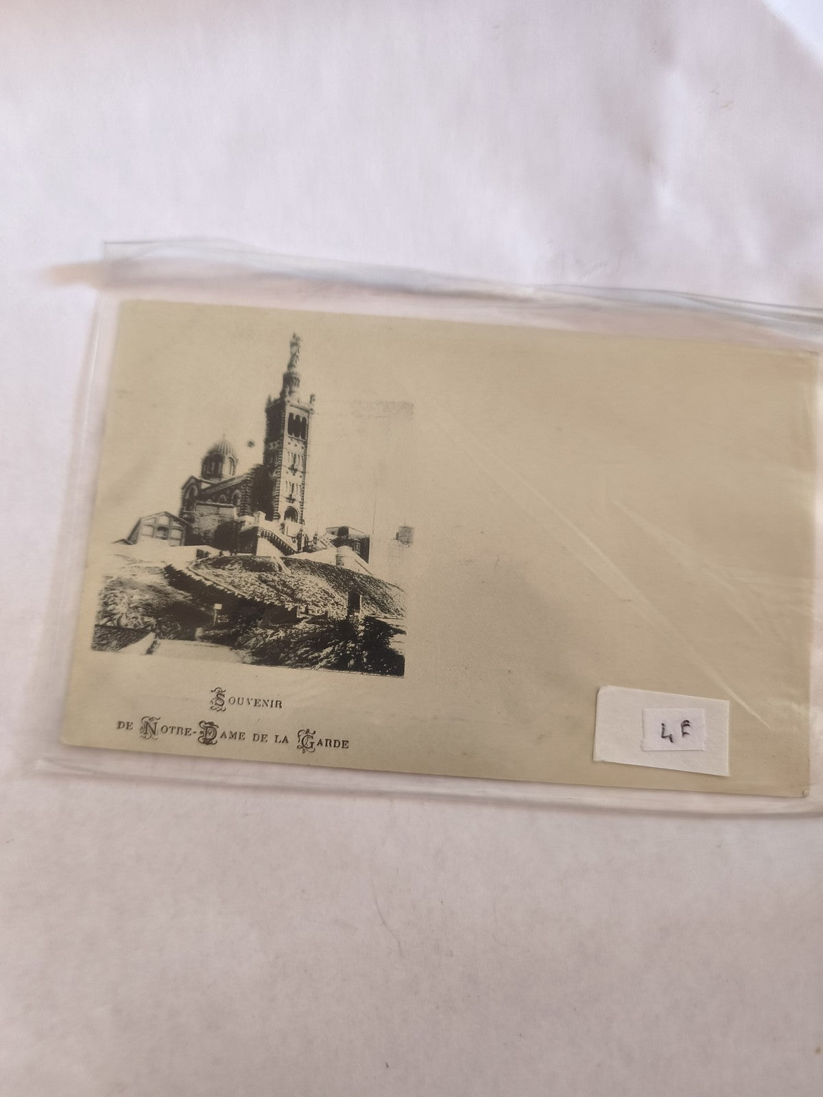 Carte postale ancienne vintage Marseille Notre-Dame de la Garde collection rétro