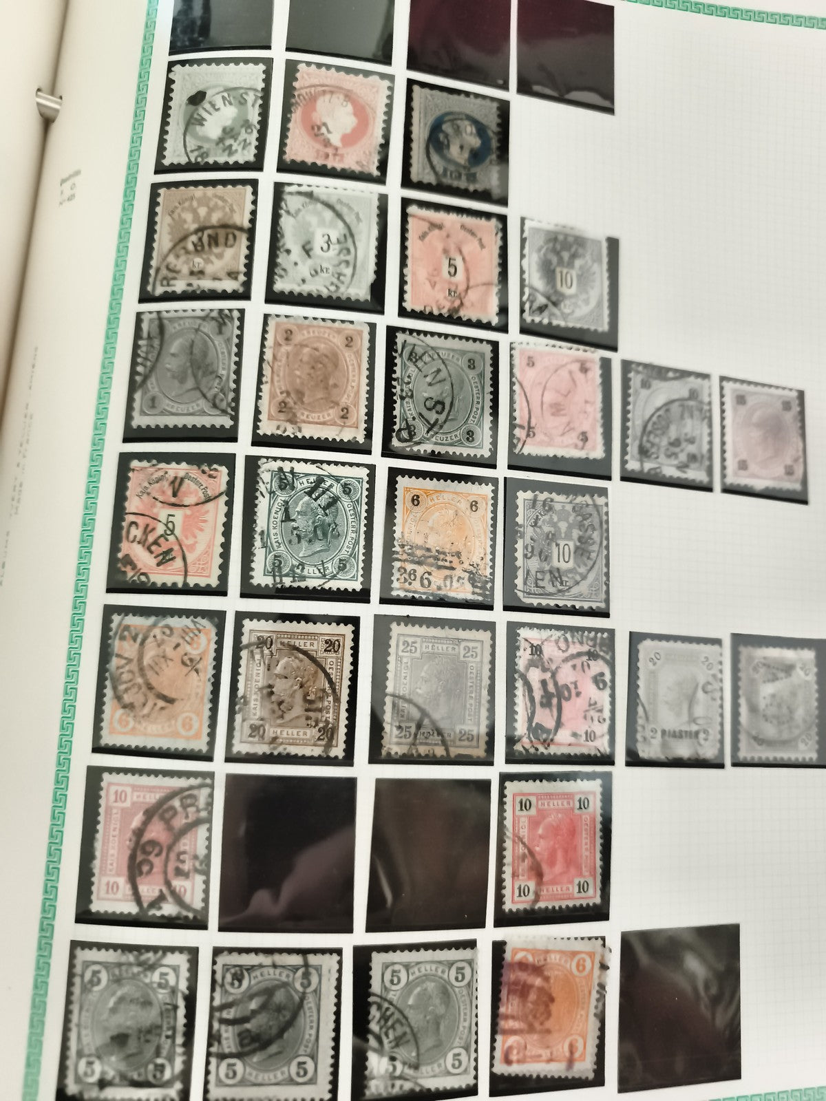 Timbres oblitérés Allemagne anciens Kaiser, XIXe début XXe, philatélie
