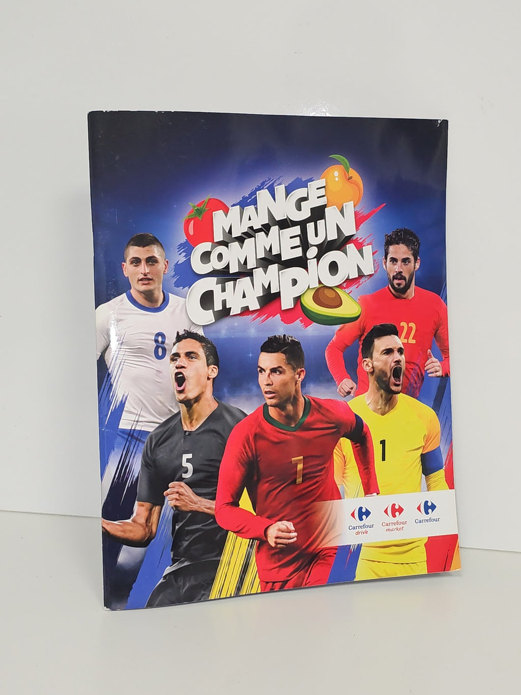 Album stickers vide football Mange Comme un Champion Carrefour officiel d'occasi
