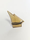 Pin's rétro ancien L'Estaque ? badge collection vintage, souvenir Marseille