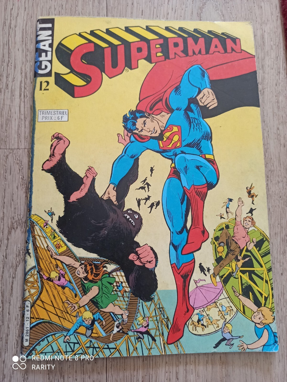 Comic Superman Géant n°12 vintage années 70 couverture couleur DC