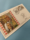 Enveloppe FDC Monaco Bach Haendel timbre premier jour émission illustrée