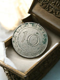 Jeton de casino vintage métal 10 Casino de la Ciotat – Pièce collection ronde