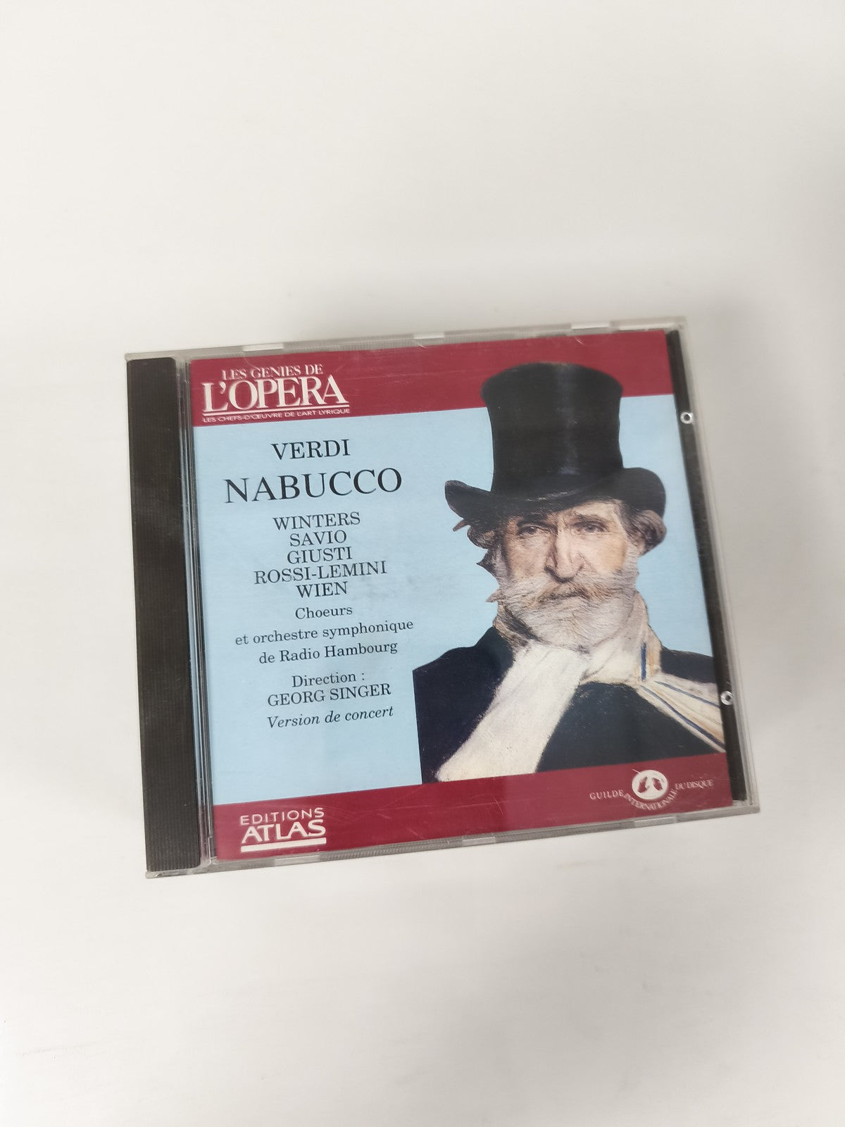 CD Verdi Nabucco Les Génies de l'Opéra Editions Atlas opéra classique