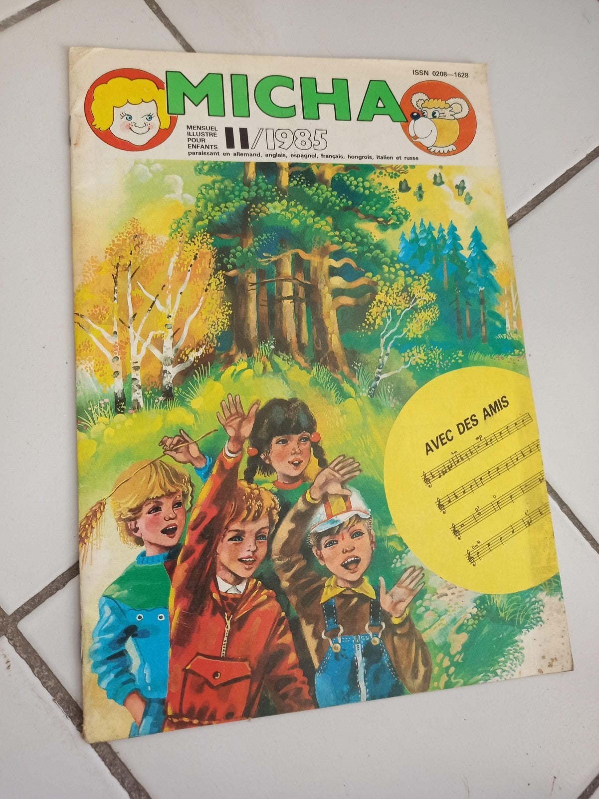 Journal illustré MICHA 11/1985 vintage rétro enfant ancien magazine