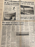 Ancien journal football OM Olympique de Marseille vintage, sports années 60