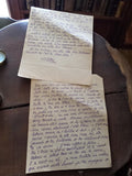 Lettre manuscrite 1918 Guerre – Correspondance intime mère d’Yvette
