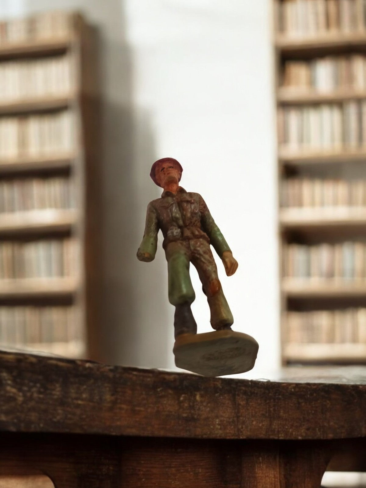 Figurine ancienne Starlux soldat vintage, petit modèle rétro peint main