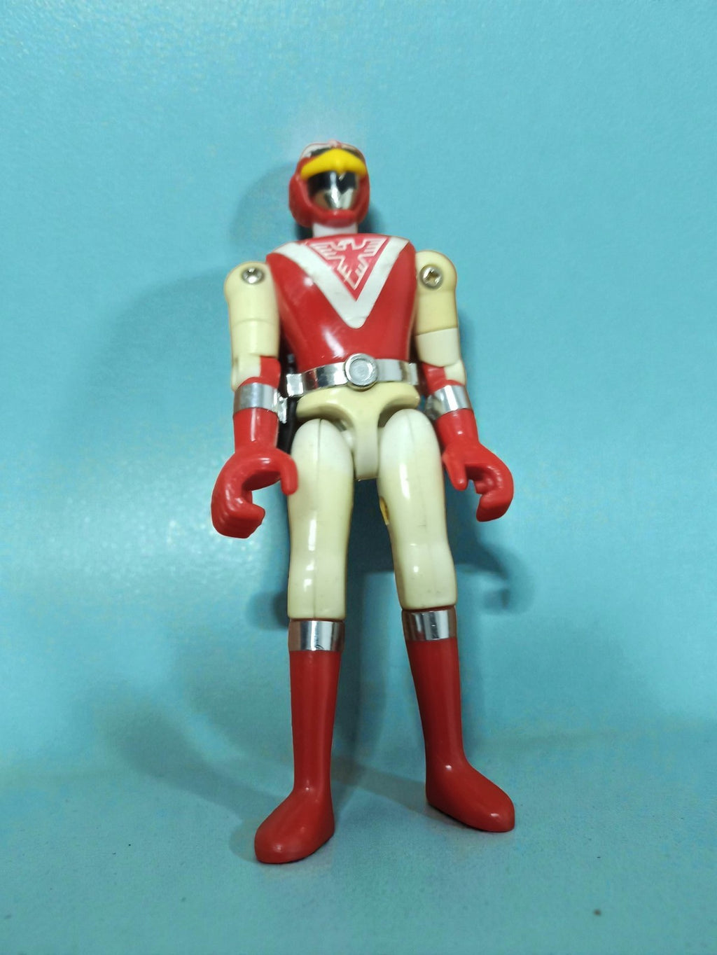 Figurine vintage Liveman rouge Sentai ancien jouet Power Rangers rétro Japan