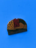Pin's vintage Bar de l'Ubriion jeu de cartes style rétro collection (Ref 8)